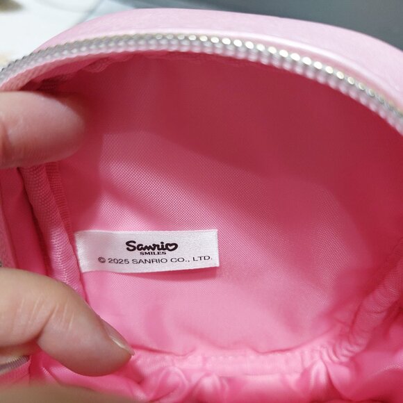 Super Cute Quilted Hello Kitty Bag Makeup Organizer Mini Wallet Mini Pouch - Picture 6 of 9